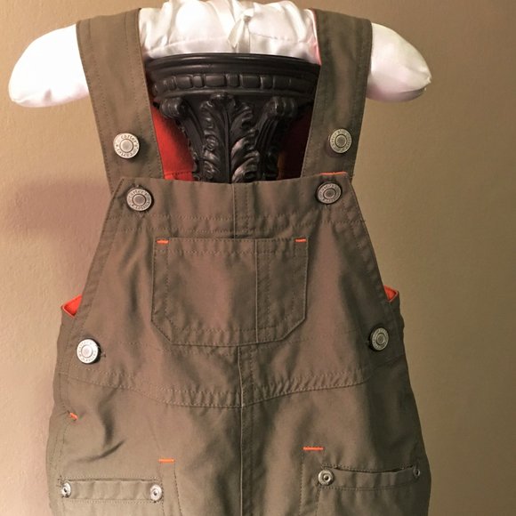 CARTER'S "Bear Scout" Snap-Bottom Overalls - Picture 3 of 12